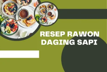 resep rawon daging sapi spesial