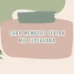 Cara membuat seblak mie