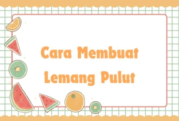 cara membuat lemang pulut