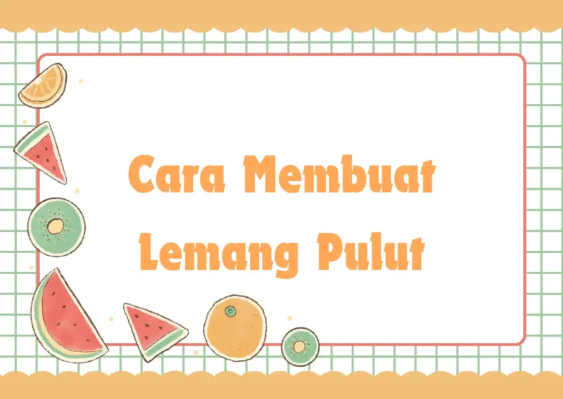 cara membuat lemang pulut