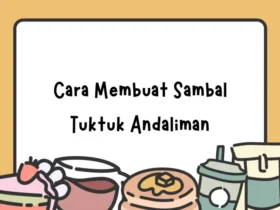 cara me,mbuat sambal tuktuk andaliman